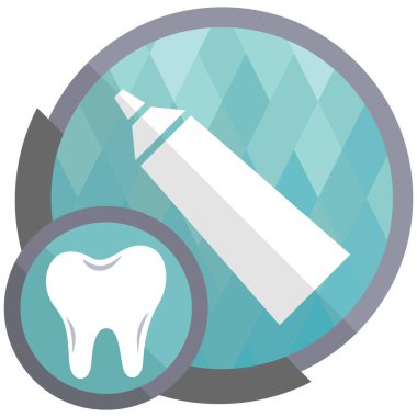 Dişçinin yaratıcı vektör illüstrasyonu