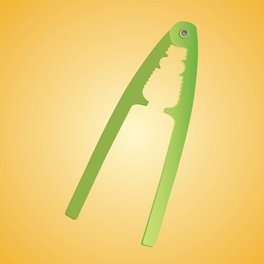 Yeşil kerpetenin vektör illüstrasyonu