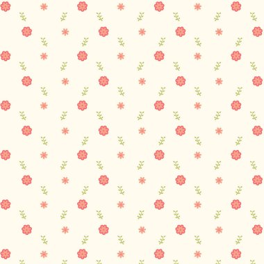 Çiçekler ve kelebeklerle kusursuz desen