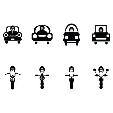 Basit grafik simgesi vektör illüstrasyonu