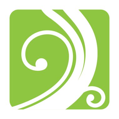 S harfi simgesinin vektör çizimi