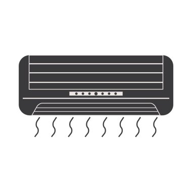 Klima ikonu. Web için basit bilgisayar vektörü resimlemesi