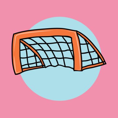 Tek izole edilmiş spor simgesinin vektör illüstrasyonu