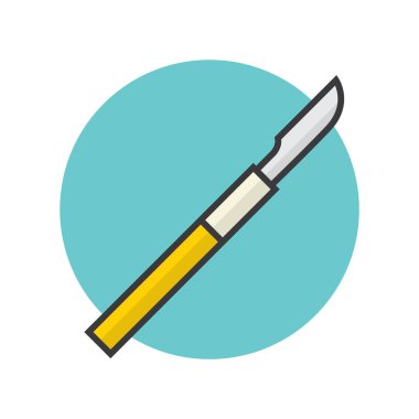 Modern fırça simgesinin vektör illüstrasyonu