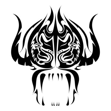 siyah ve beyaz vektör çizimi