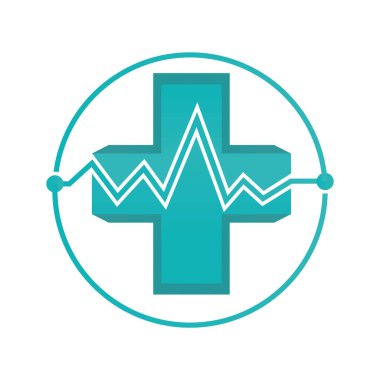 Simgeli vektör logosu tasarımı kavramı ve f harfinin işareti