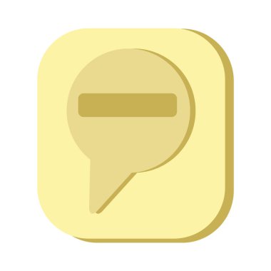 konuşma balonu simgesi, vektör illüstrasyonu