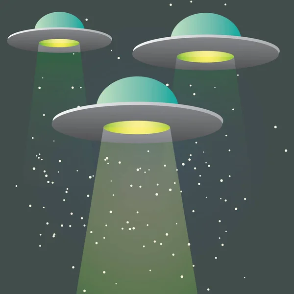 Illustrazione Vettoriale Ufo — Vettoriale Stock