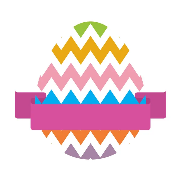 Easter Eggs Form Abstract Vector Illustration — Stock Vector
