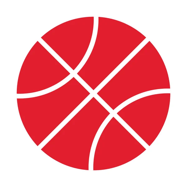 Баскетбольний Значок Векторна Ілюстрація — стоковий вектор