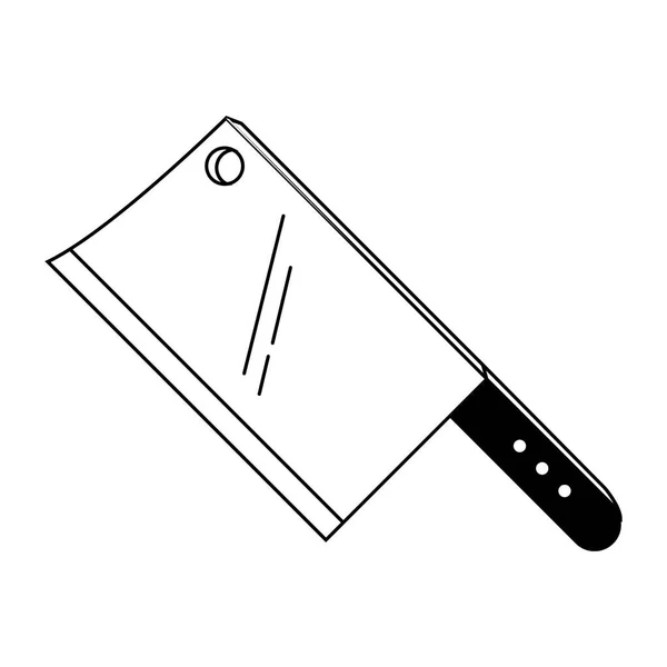 Mutfak Bıçağı Ikonu Web Için Harita Vektör Simgeleriyle Çizimi Çizimi — Stok Vektör