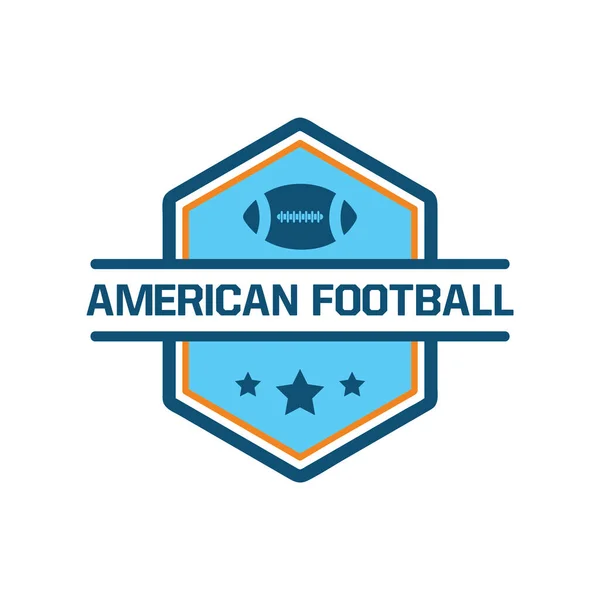 American Football Ikone Vektor Illustration — Stockvektor