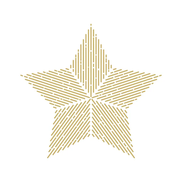 altın yıldız vektör simgesi
