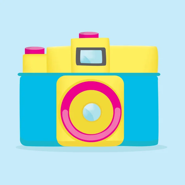 Kamera Vektor Illustration Icon Element Hintergrund — Stockvektor