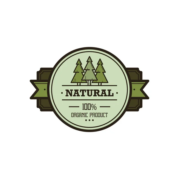 Illustrazione Vettoriale Etichetta Con Badge — Vettoriale Stock