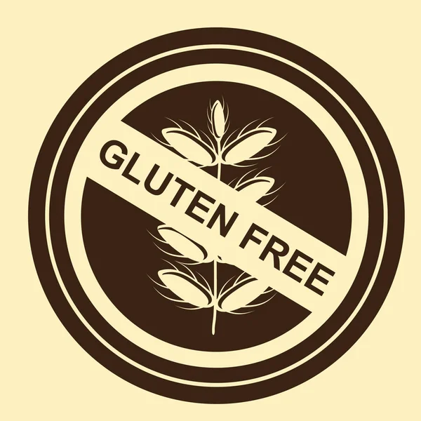 Gluten Free Vector Illustration — Stock Vector