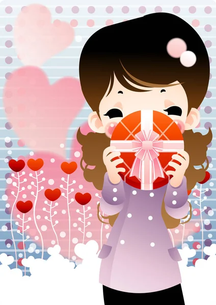 Aşk konsepti vektör illüstrasyonu 