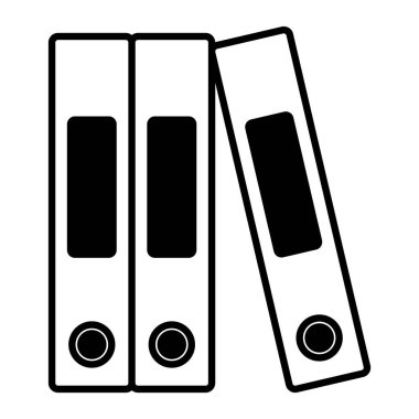 Arşiv dizinlerinin vektör illüstrasyonu