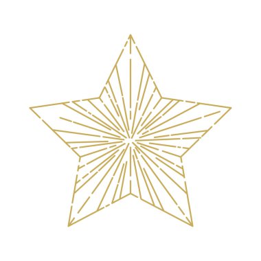 yıldız simgesi vektör illüstrasyonu