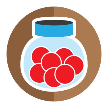 Gıda simgesinin vektör illüstrasyonu