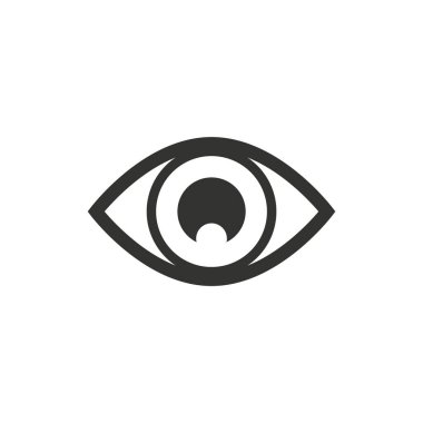 Göz simgesi. vektör illüstrasyonu