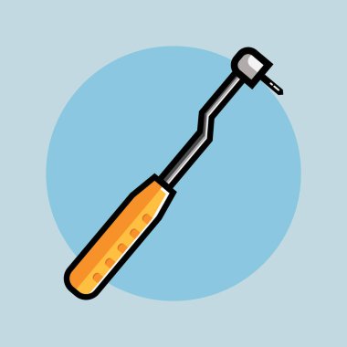 Diş vektörü illüstrasyonu, simge ögesi arkaplanı