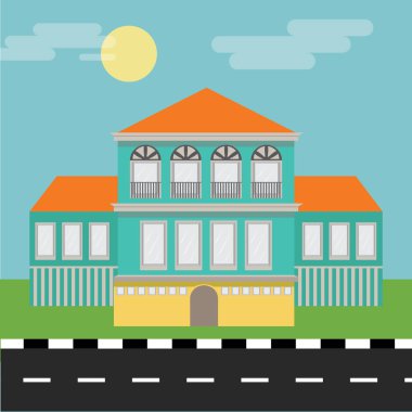 Yaratıcı simgenin modern grafik vektör çizimi