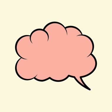 konuşma balonu simgesi, vektör illüstrasyonu