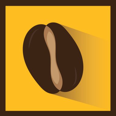 Kahve simgesi vektör illüstrasyonu 