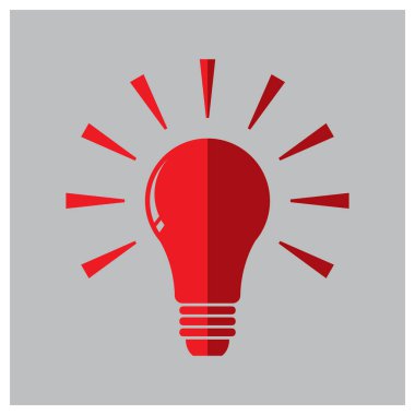 ampul simgesi vektörü