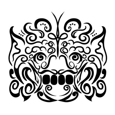 kabile, dövme, vektör çizimi 