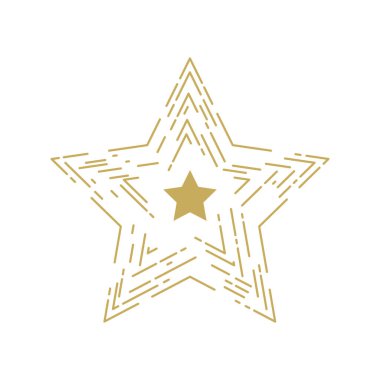 yıldız simgesi vektör illüstrasyonu