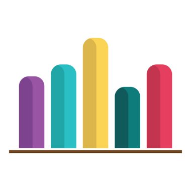 grafik ikonu vektör illüstrasyonu