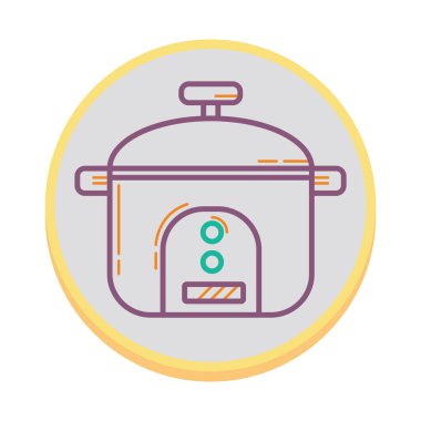 Ev Aletleri ikonu vektör illüstrasyonu