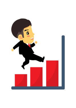 Basit grafik simgesi vektör illüstrasyonu