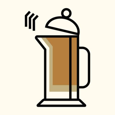 Basit grafik simgesi vektör illüstrasyonu