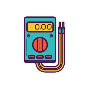 elektrik, enerji, vektör illüstrasyonu 