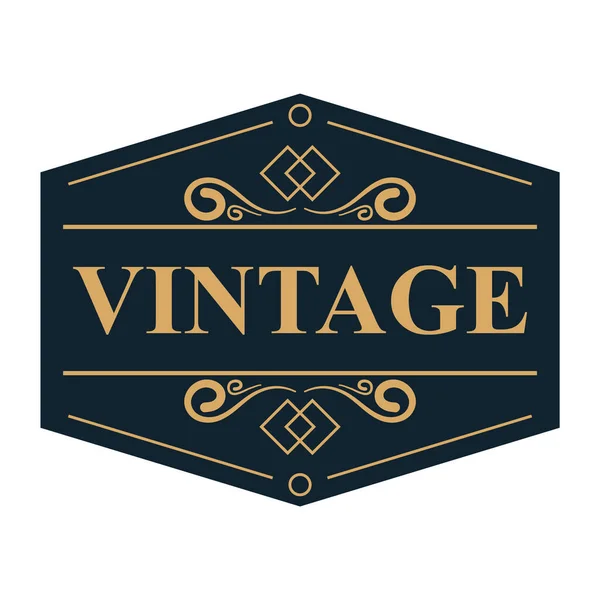 Astratto Vintage Sfondo Vettoriale Illustrazione — Vettoriale Stock