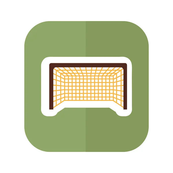 Vector Ilustración Moderna Falta Icono Fútbol — Archivo Imágenes Vectoriales