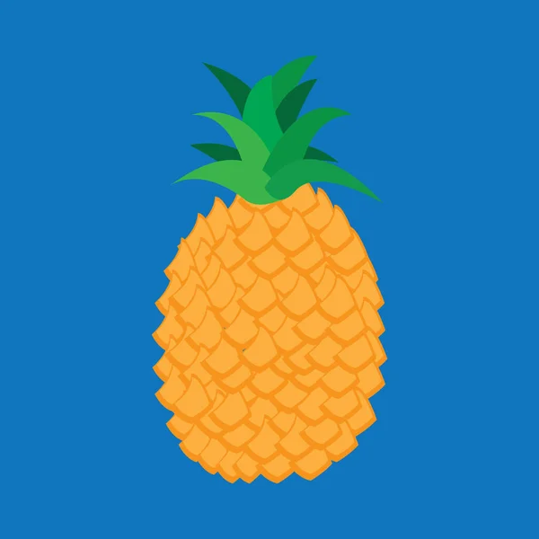 Ananas Symbol Vektor Illustration — Stockvektor