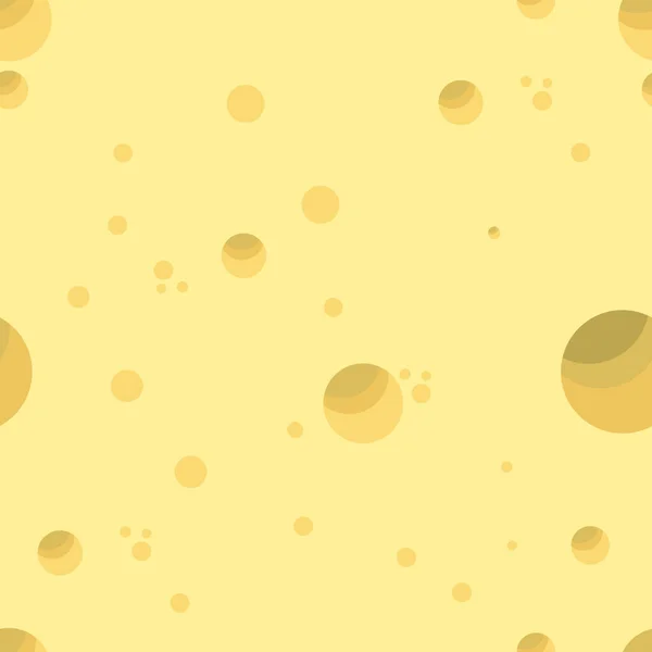 Безшовний Візерунок Жовтим Сиром Білому Тлі — стоковий вектор