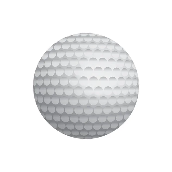 Illustration Vectorielle Balle Golf Fond Élément Icône — Image vectorielle