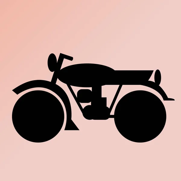Icono Motocicleta Ilustración Vectorial — Archivo Imágenes Vectoriales