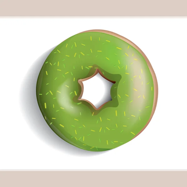 Donut Vector Illustratie Icoon Element Achtergrond — Stockvector