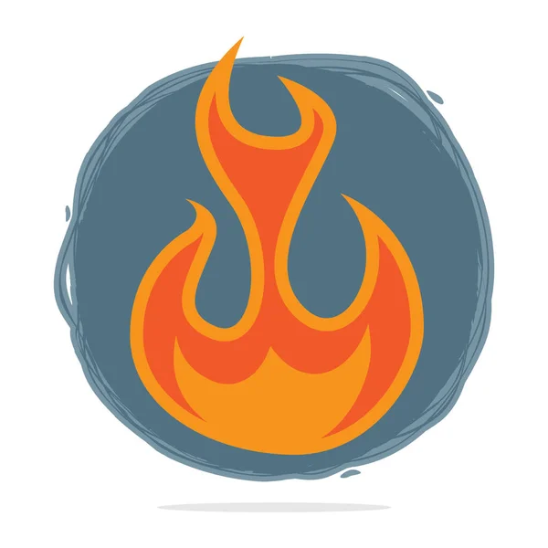 Obrázek Vektoru Ikon Požáru — Stockový vektor