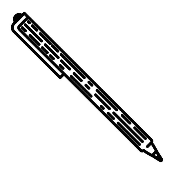 Kalem Simgesi Web Için Kalem Vektör Simgelerinin Özet Çizimi — Stok Vektör