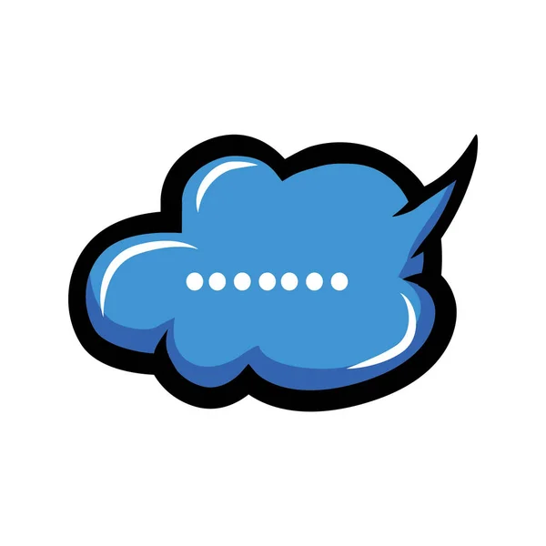 Cloud Pictogram Vector Illustratie — Stockvector