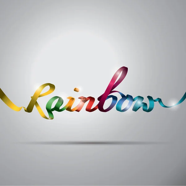 Rainbow Background Vector Illustration — Stock Vector