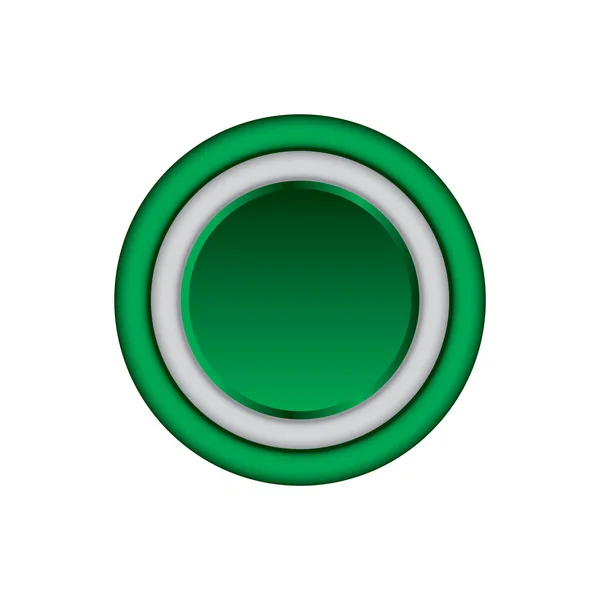 ボタンアイコンベクトルイラスト — ストックベクタ