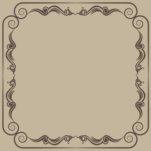 Vector Vintage Frame Your Design — Stock Vector